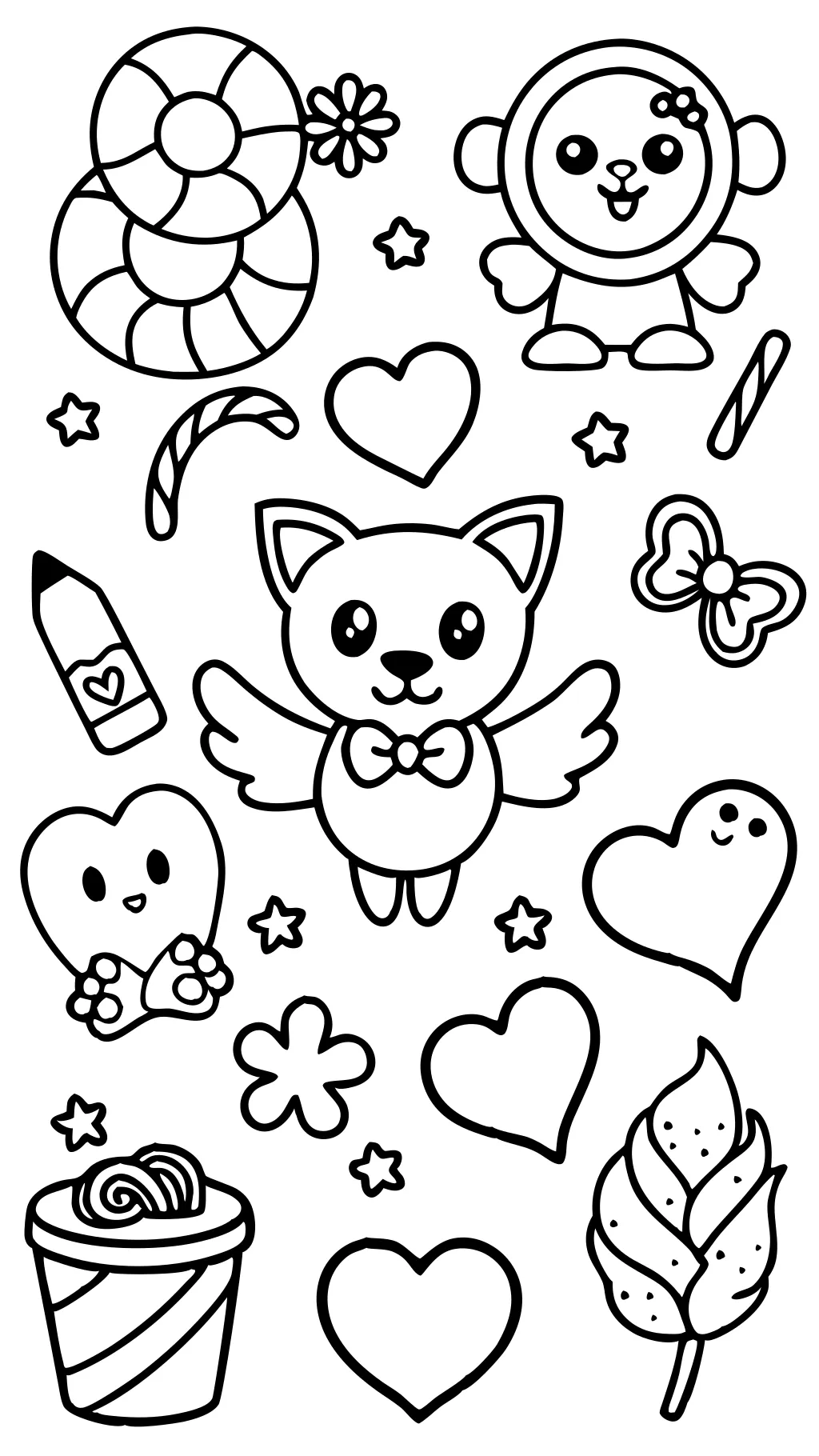 happy valentine day coloring pages